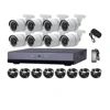 8 Channel H.265 NVR POE HD 5MP cctv IP cameras kits 8ch home video surveillance cameras system