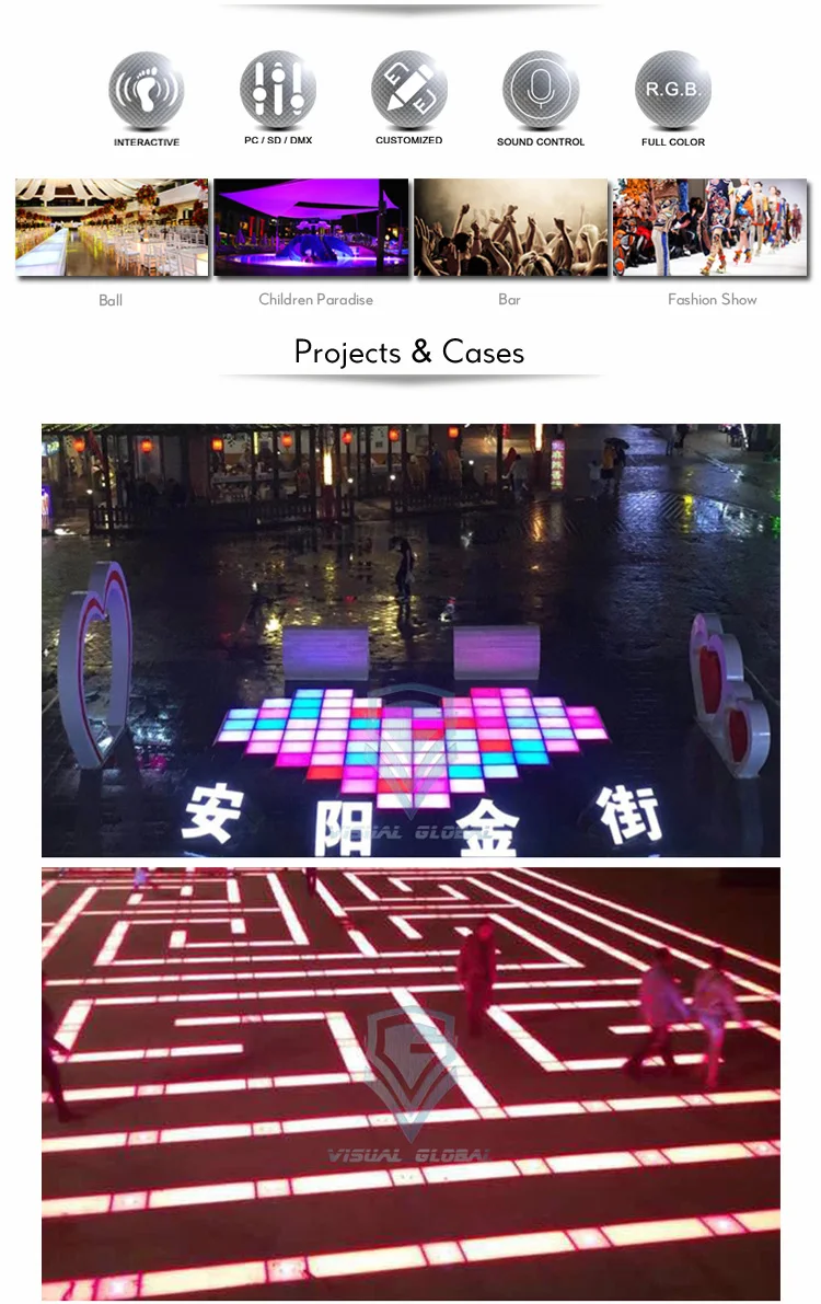 Interactive Led Dance Floor Mat For Disco Buy Led Dance