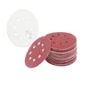 60-Piece Foldable Sanding Disks Diameter 125 mm Grain Each 10 x 40 / 60 / 80 / 120 / 180 / 240 for Grinders 8 Hole