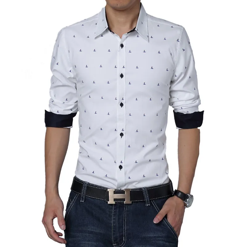 Camisa de hombre 2015 marca hombres de la Camisa de manga