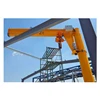 3 ton standing light duty double linked jib crane foundation design with hook