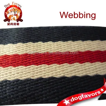 colored cotton webbing