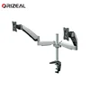 Multi Screen table Mount Bracket double monitor stand dual monitor riser