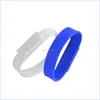 Novelty hot sale products promotional gift slap bracelet usb flash disk with low price