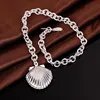 Simple and fashionable natural shell bracelet plated with silver for gift