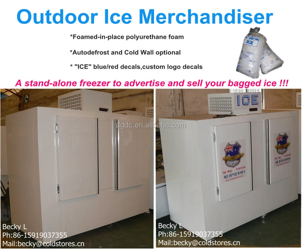 Pu Insulated Ice Bag Storage Freezer Dc150 Ckd Outdoor Ice