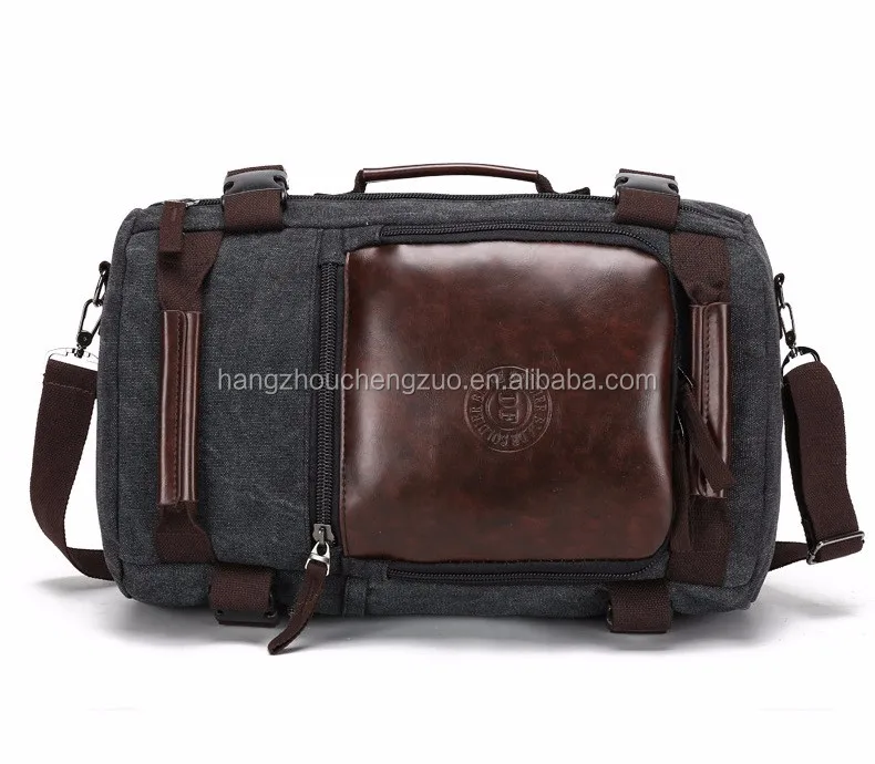 Hot Sale Waterproof OEM Camping Backpack,CZB-0003B Double shoulder computer bag outdoor leisure sports bag canvas bag