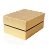 Customized Luxury Gold Color Cardboard Glitter Paper Rigid Paper Packaging Boxes with Silk Insert Tray