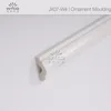 INTCO waterproof white plastic raw material home decoration moulding