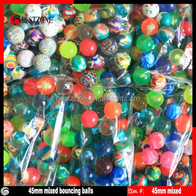 colorful bouncy balls