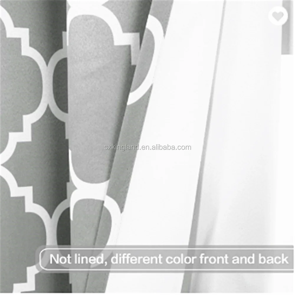 American Style Print Blackout Window Curtain And Drape Fabric Dope