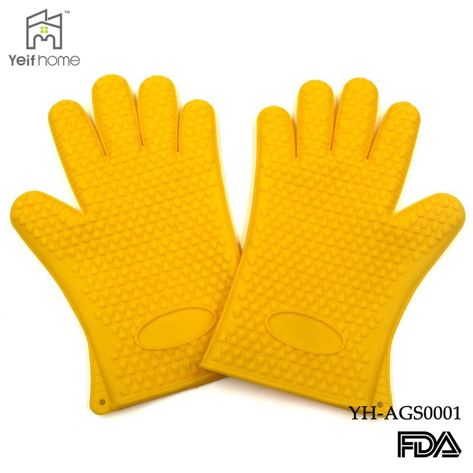 Custom printed heat resistant heat resistant gloves for food