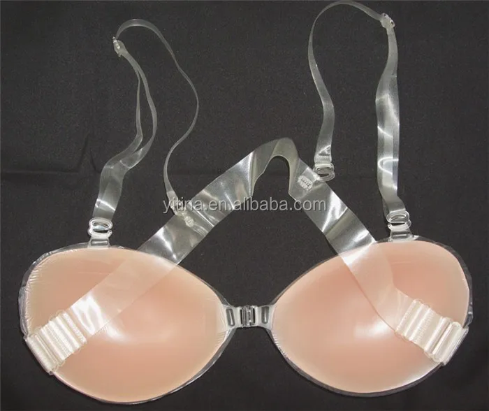 Width Back Bra Strap Silicone Bra Cup Pads Sb005 Wedding Party Dress