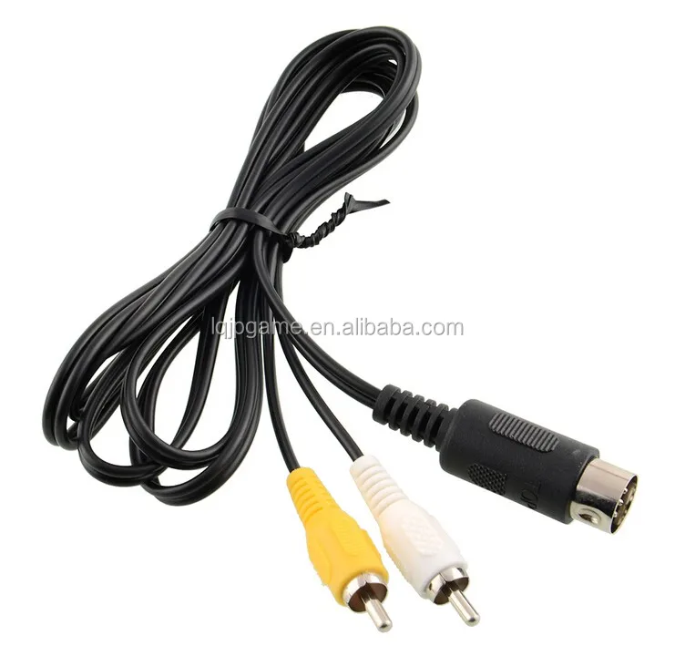 1.8m Av Cable For Sega Genesis 1 /md 1 Av Audio Video Cable Cord Buy