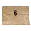 Tyvek Paper Foam Nylon Lining Notebook Kraft Paper File Bag Small Sized Document Wallet Bag