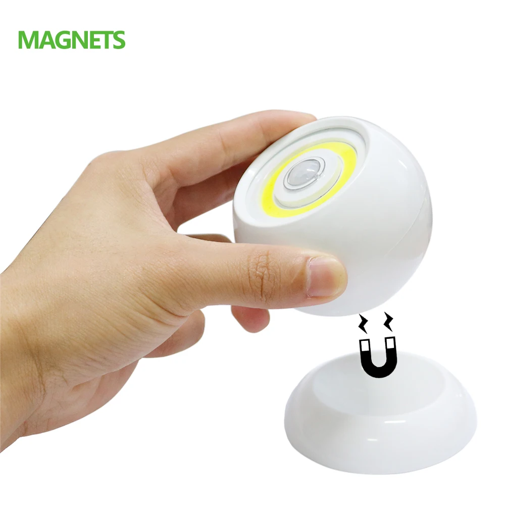 Wholesale 360 Degree Rotating LED PIR Night light Auto Sensor Smart Lighting Control lamp supplier