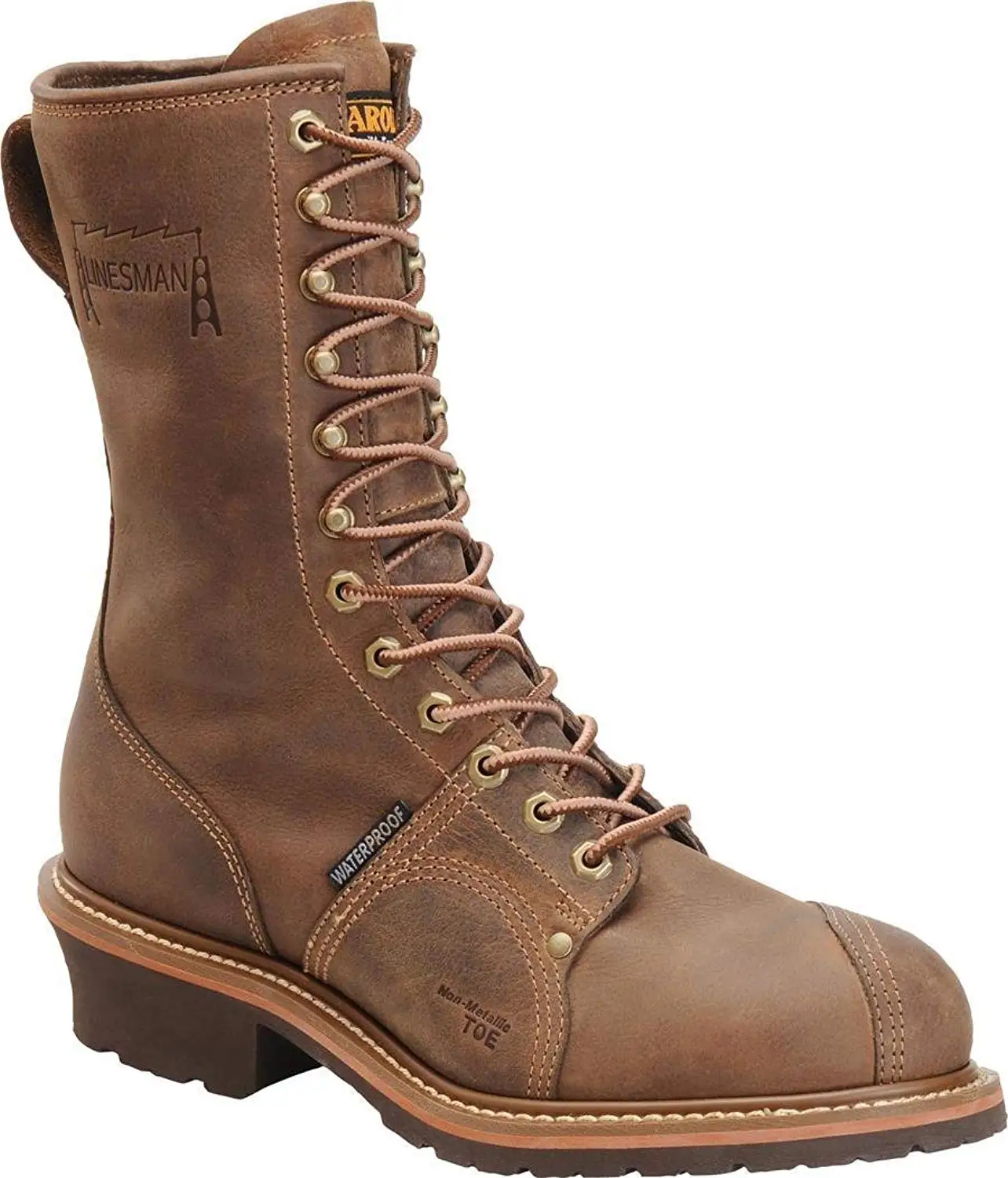 carolina waterproof composite toe wellington