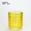 Wholesale nice design Glass Candlestick Use For Wedding Candle Holder round shaped