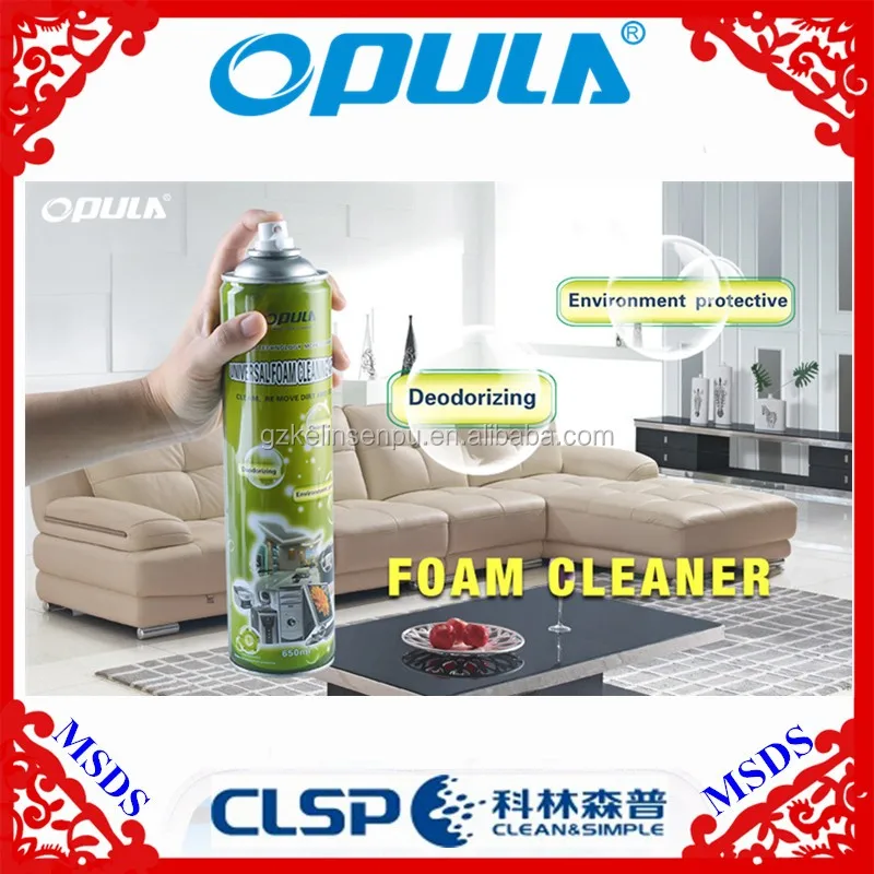 Opula Multipurpose 650ml Waterless Universal Spray Foam Cleaning Agent
