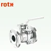8" inch 12"Manual or motor operation 2 PC SS flanged ball valve with direct mounting pad ANSI high pressure