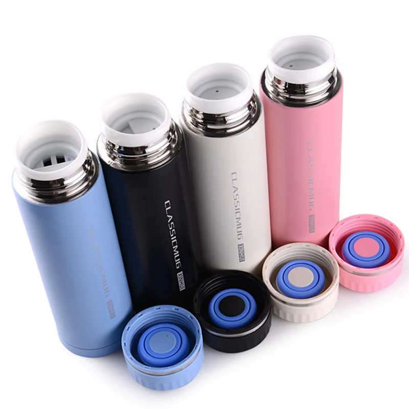 17oz Thermos Double Walled Vacuum Insulated Stainless Bottle With Screw ...