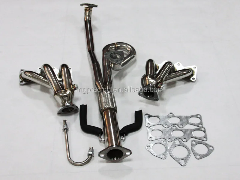 6-2-1 STAINLESS STEEL MANIFOLD HEADER//EXHAUST 93-97 FORD PROBE//MAZDA MX6 MX-6
