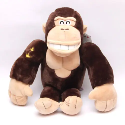 high quality custom animal brown gorilla monkey soft plush