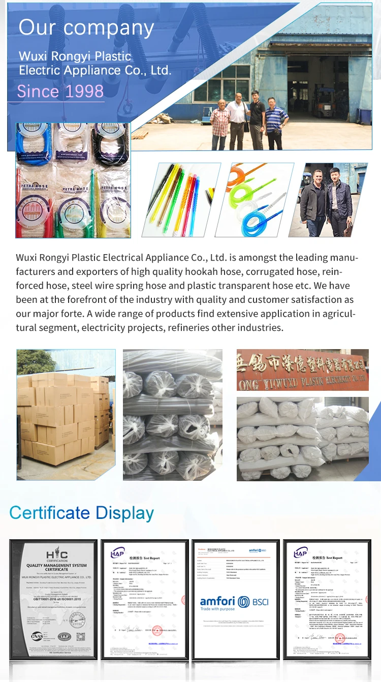 Cheap Custom Hookah Accessories Flexible Plastic Disposable Extension