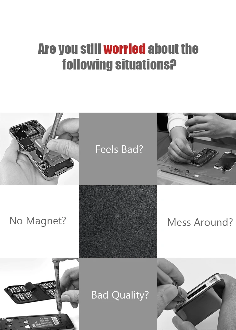 QianLi Remove screwdriver from mobile phone