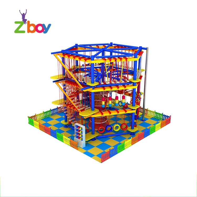 High Synergy Zip Line Ropes Course Adventure Team Building Activities