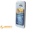 Full side printing 3M adhesive glue silicone credit card holder cell phone card holder