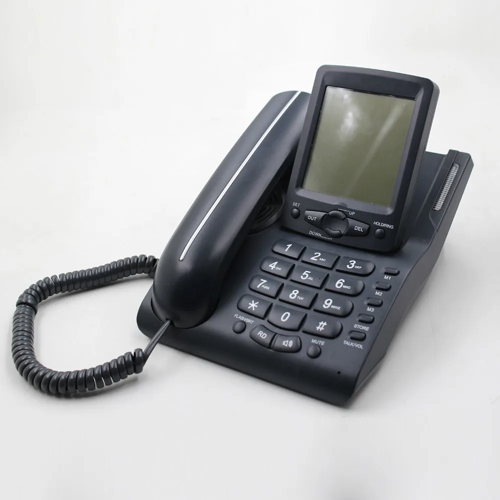Talking Caller Id Phone With Big Lcd Display And Volume Control For