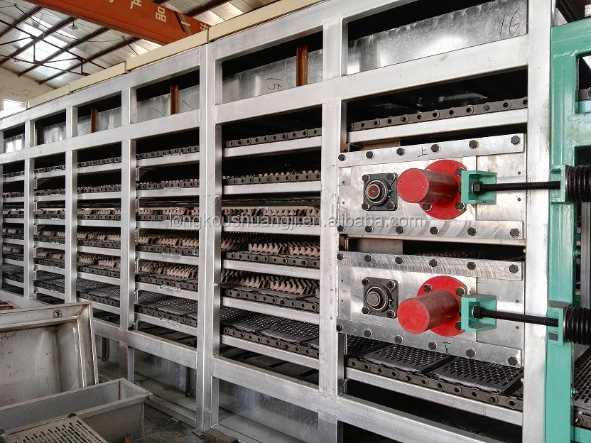 Green packing material paper pulp egg tray production line/High output egg tray manufacturing machine