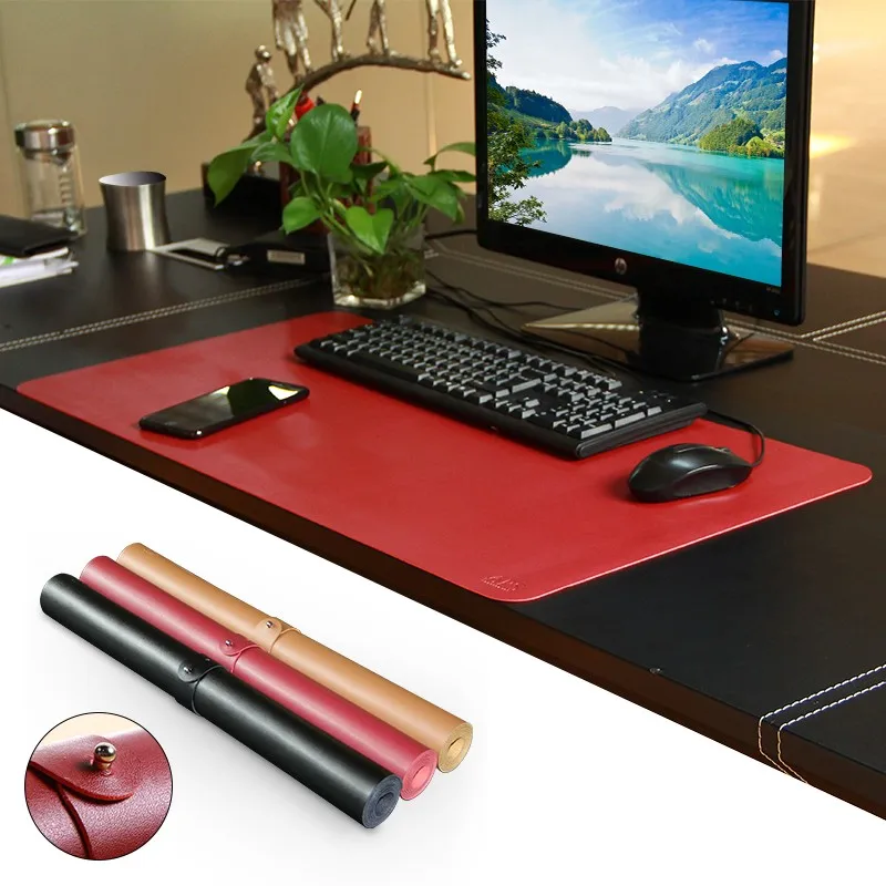 Custom Fold Pu Leather Desk Pad For Gift Buy Pu Leather Desk Pad,Fold