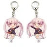 Zhongshan Custom Printing custom logo cartoon shape key chain for kids girls
