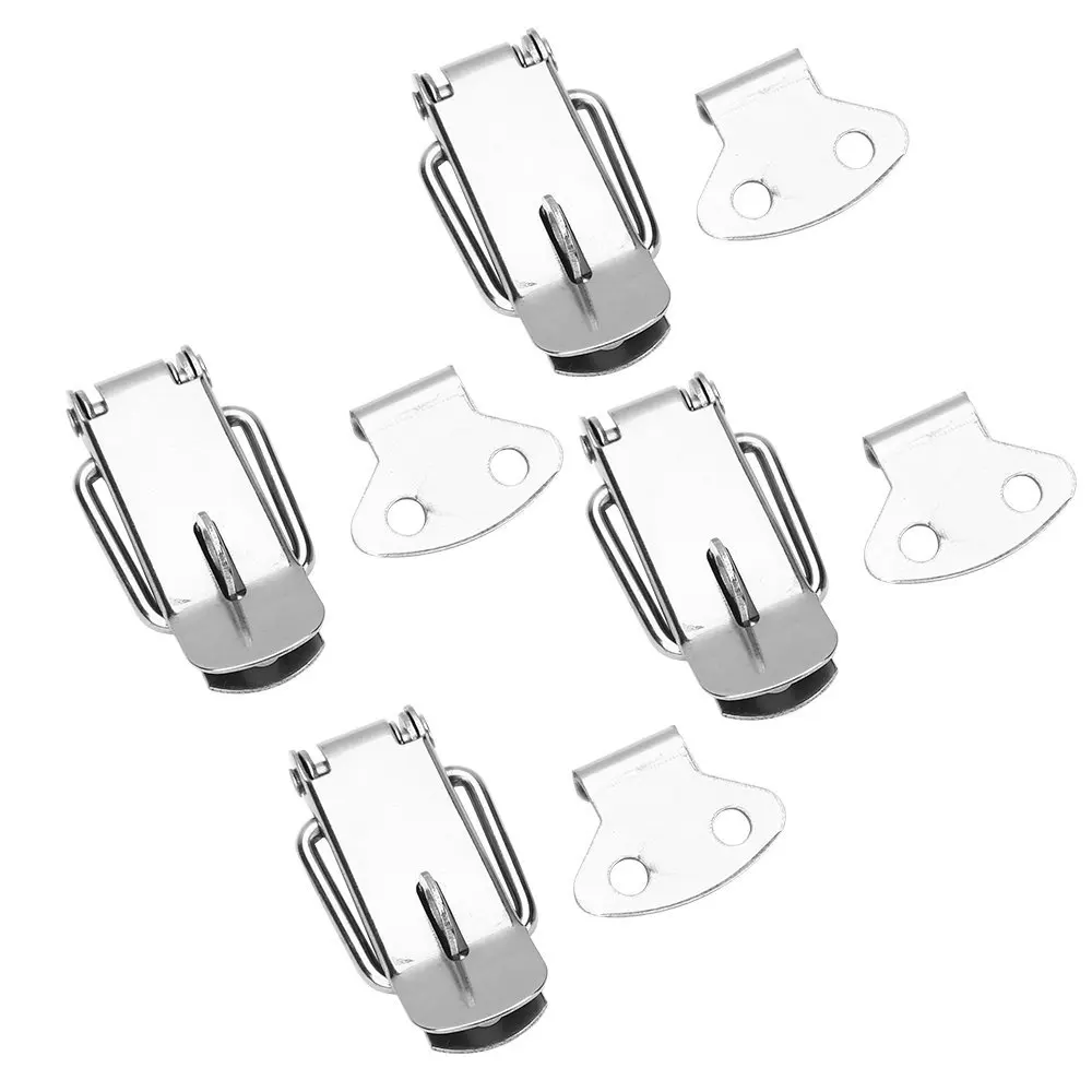 Antrader Spring Loaded Toggle Latch 5.1 x 1.57 Stainless Steel Case Box Chest Trunk Lock Clamps Catches Hasps LTD Pack of 4 5.1 x 1.57 Stainless Steel Case Box Chest Trunk Lock Clamps Catches Hasps Guangzhou Openfind Electronic Commerce CO
