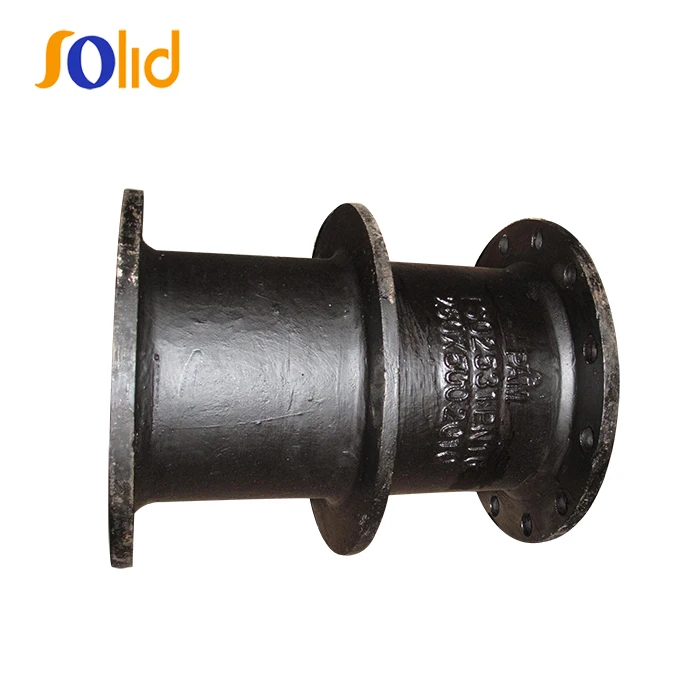 Ductile Iron double flanged pipe with puddle flange 300mm