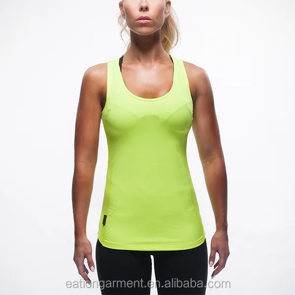 yellow athletic top