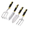 Hardware Garden Hand TooL 4pcs Set Include Fork Trowel Rake Transplanter