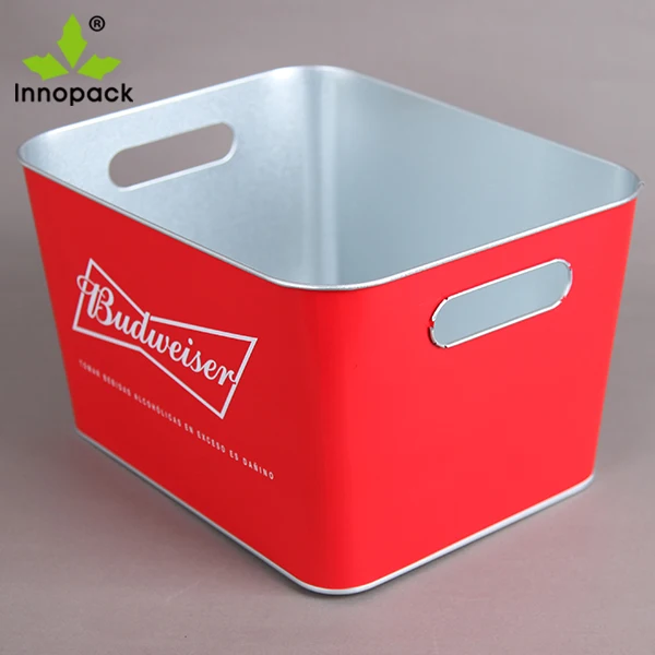 8qt Rectangle Galvanized Ice Bucket With Best Price Buy Ice Bucket