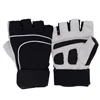 Padded Palm Patch Fingerless Training Bodybuilding Fitness Gym Workout Weight Lifting Weights Gloves