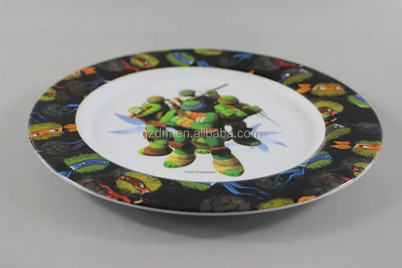 100% Melamine Fruit Plate Snacks Dishes For Kids