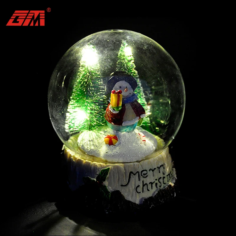 Wholesale Custom Made Battery Operated Lighted Electric Christmas Glass
