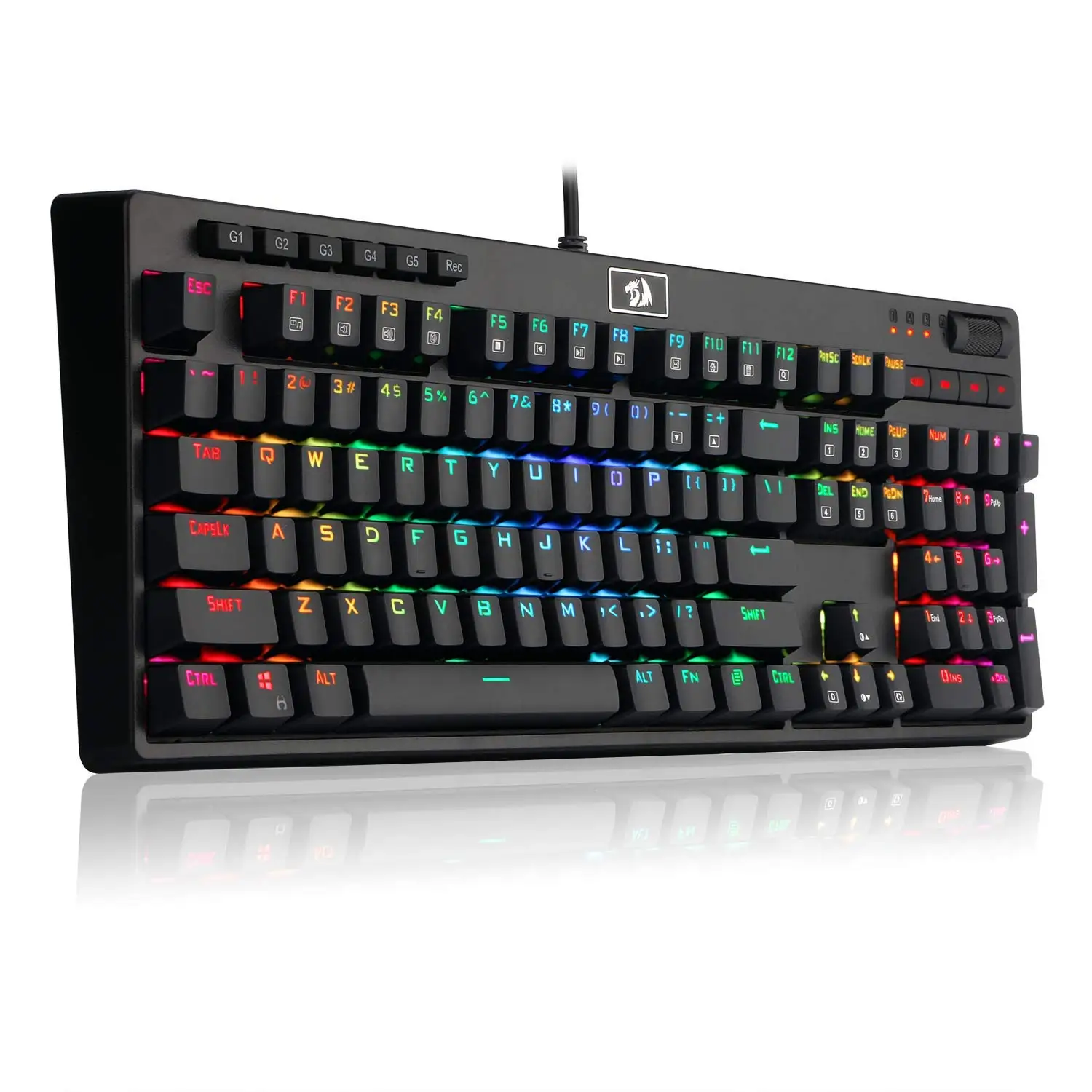 Redragon K579 Mechanical Gaming Keyboard Wired Rgb Led Backlit