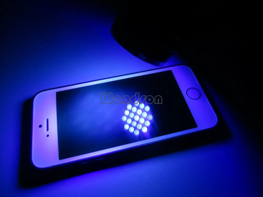21 Led Ultraviolet Shadowless Glue Curing Uv Light Torch For Iphone 6