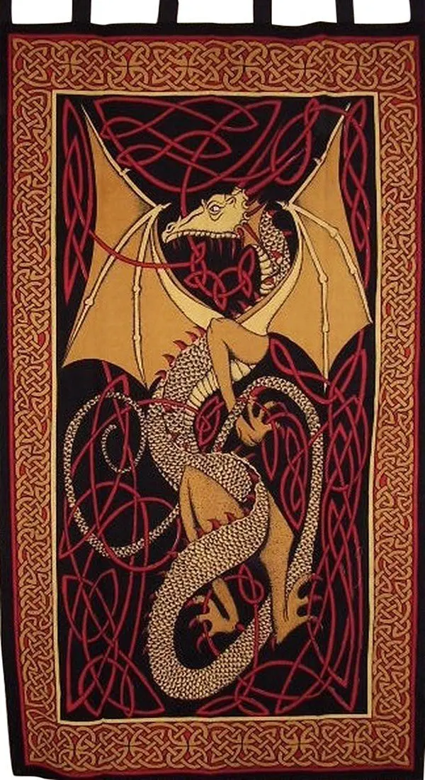 980 74. Гобелен с драконом. Гобелен с драконом вышивка. Дама с драконом гобелен. Celtic Tapestry.