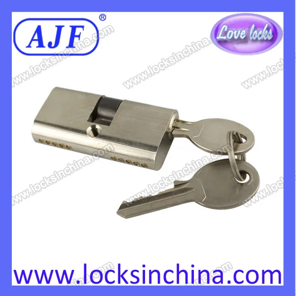 AJF high quality and security manufacturer zinc alloy euro profile cylinder lock