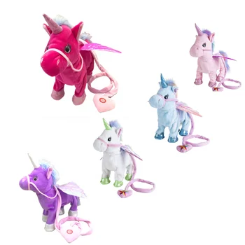 walking dancing plush unicorn