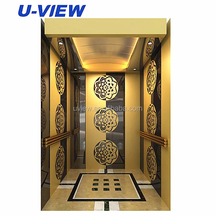 
Stainless steel elevator lift cabin design 