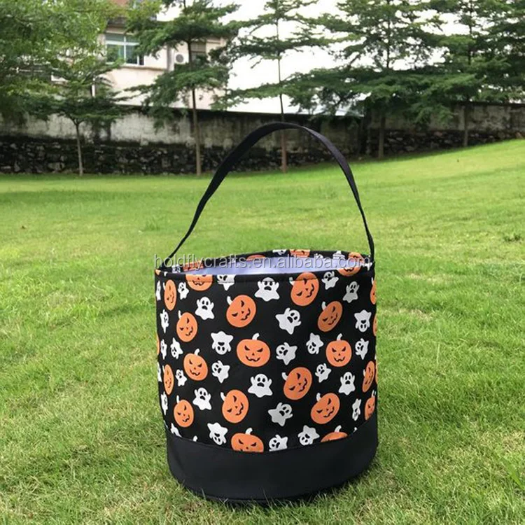Pumpkin and Ghost Buckets